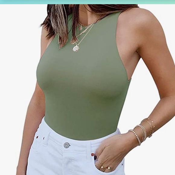 NEW Solid Tank Bodysuit - Picture 6 of 6